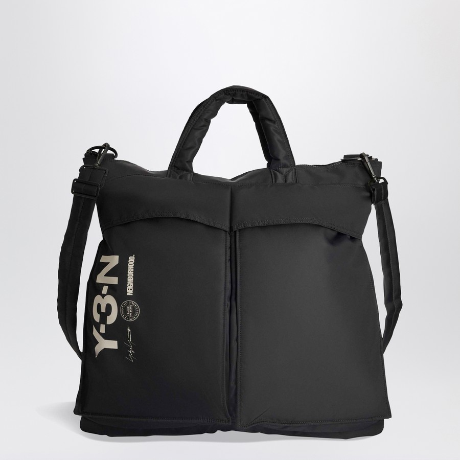 adidas Y-3 X Neighborhood Black nylon tote bag | TheDoubleF