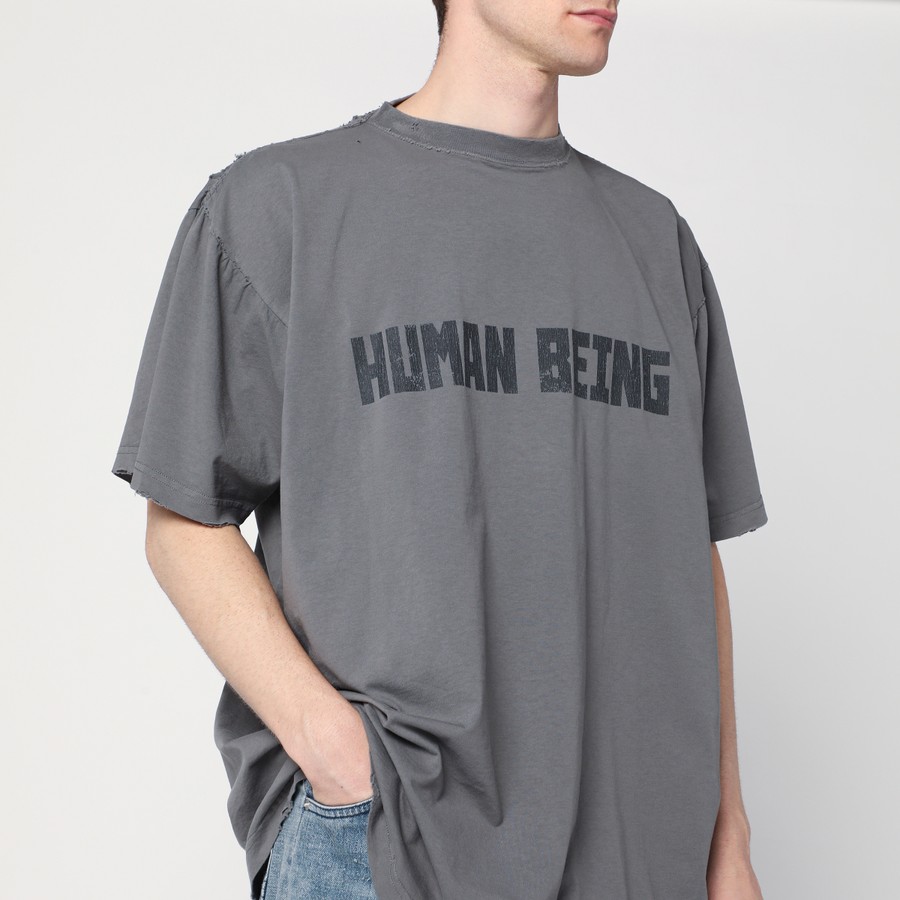 Balenciaga Human Being grey t-shirt | TheDoubleF