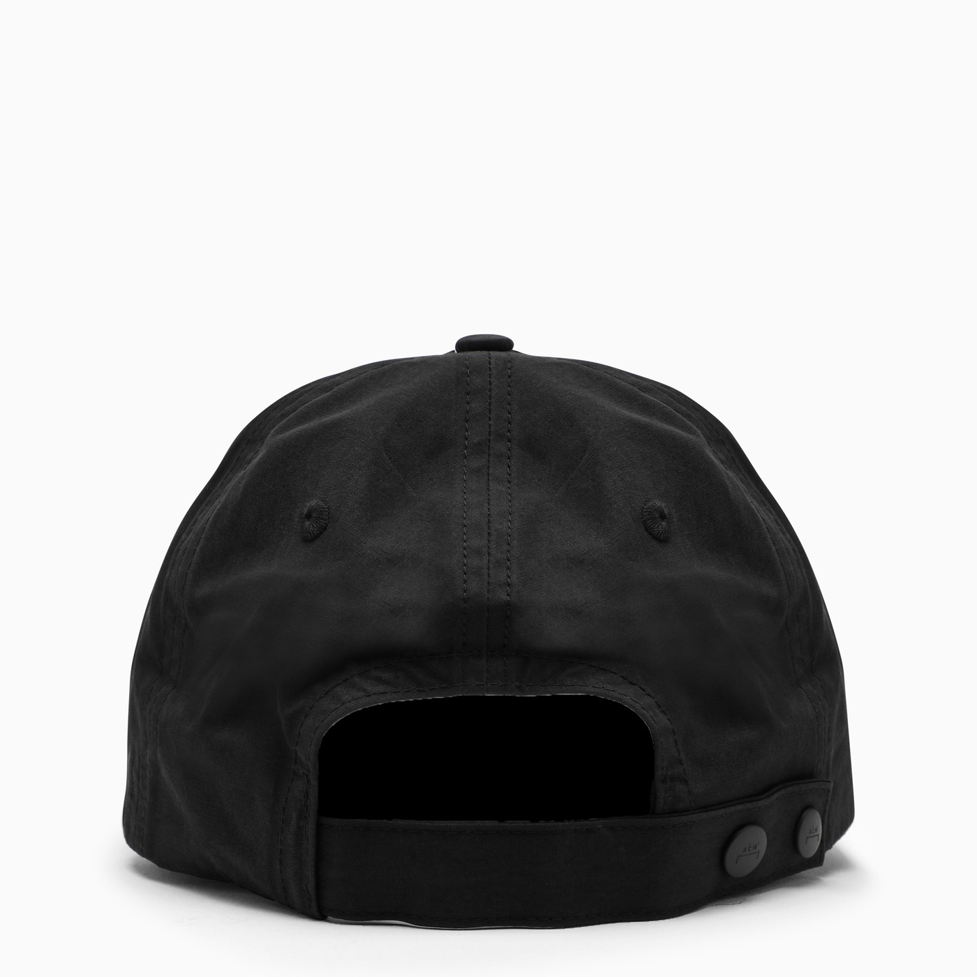 ACOLDWALL* Black cotton baseball cap TheDoubleF
