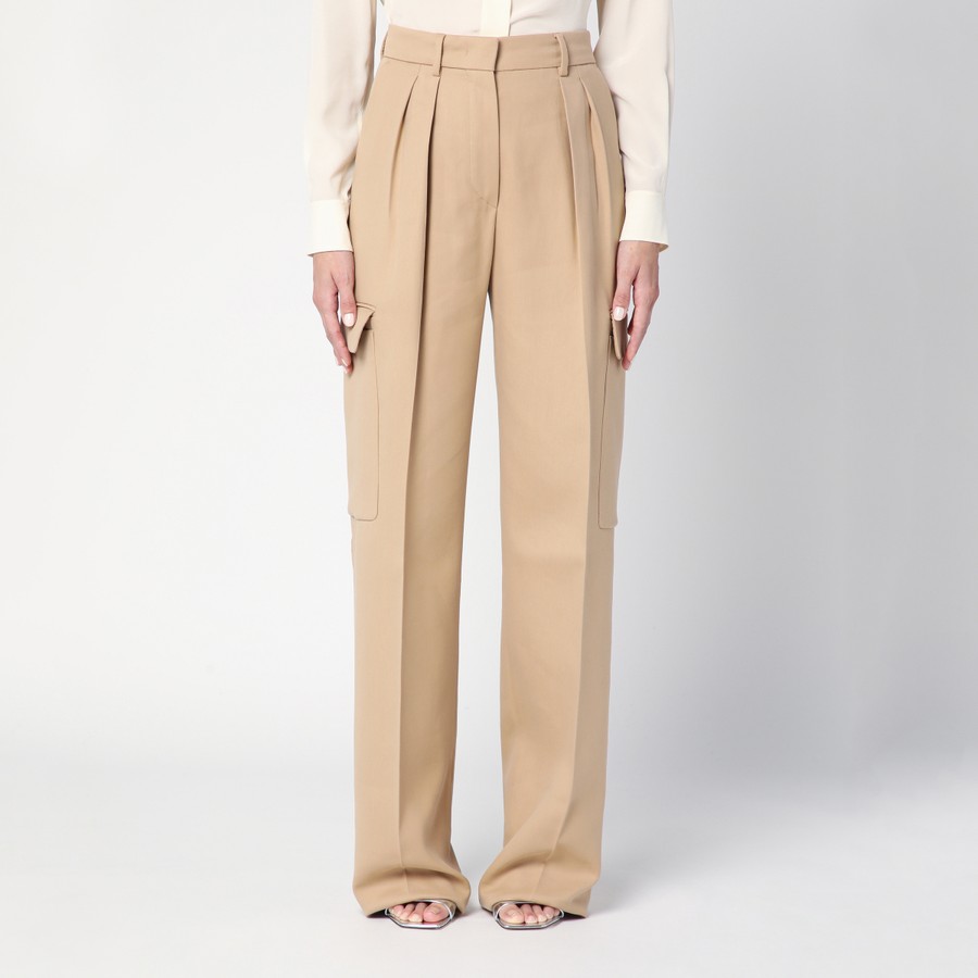 ボトムスその他 Sportmax Caramel-coloured cargo trousers Sportmax Caramel-coloured cargo trousers | TheDoubleF