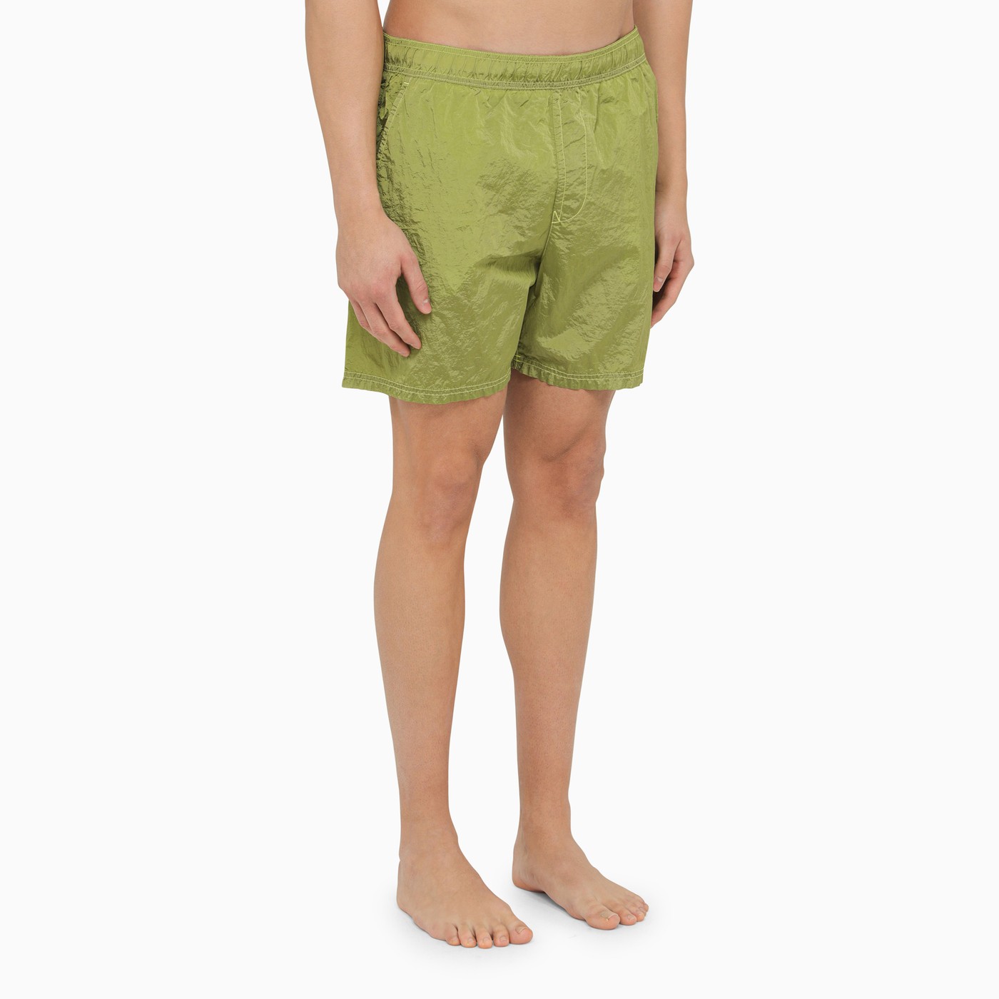 Stone Island Lemon swim shorts with logo TheDoubleF