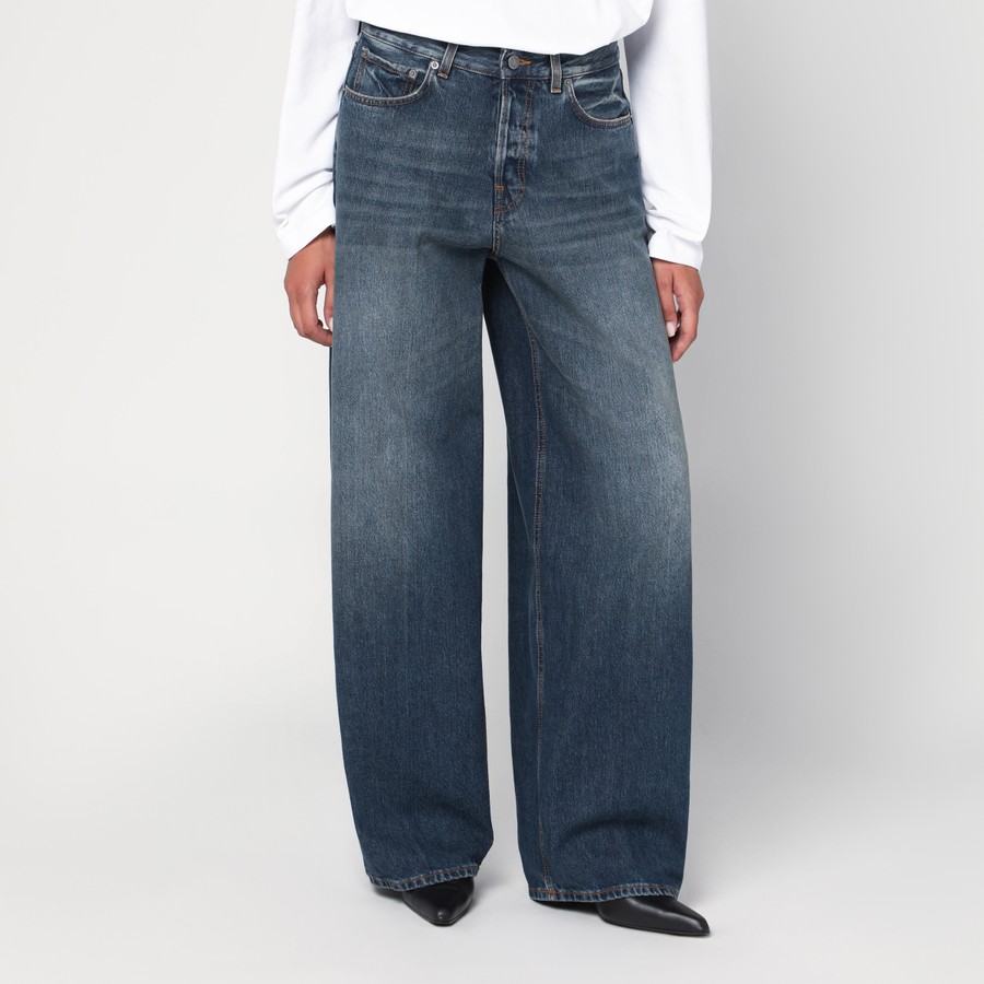 デニム・ジーパン HAIKURE FW25 Haikure Jeans (HEW03296DF180 L0771) Blue logo-patch jeans Haikure - women - HAIKURE
