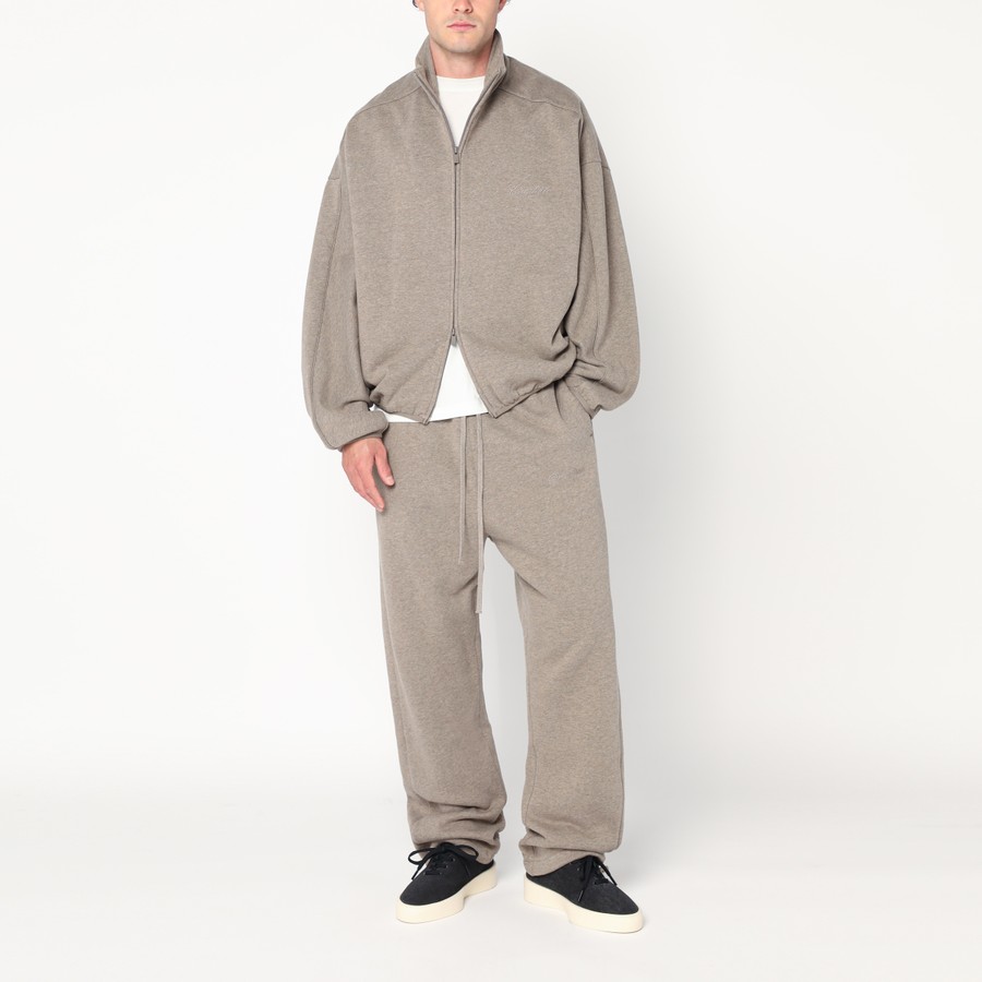 Fear of God Essentials Grey brushed cotton sweatshirt