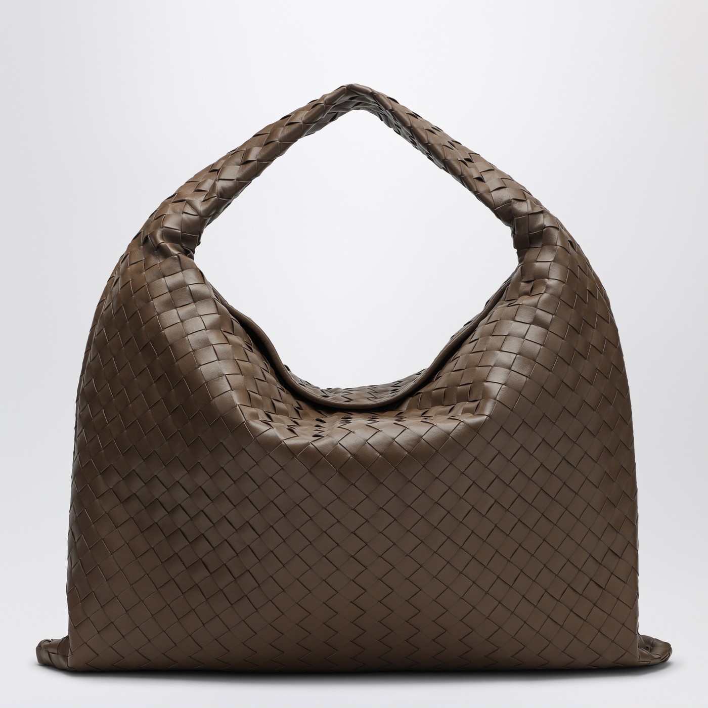 Bottega Veneta Hop shoulder bag large brown | TheDoubleF Bottega Veneta Hop shoulder bag large brown | TheDoubleF
