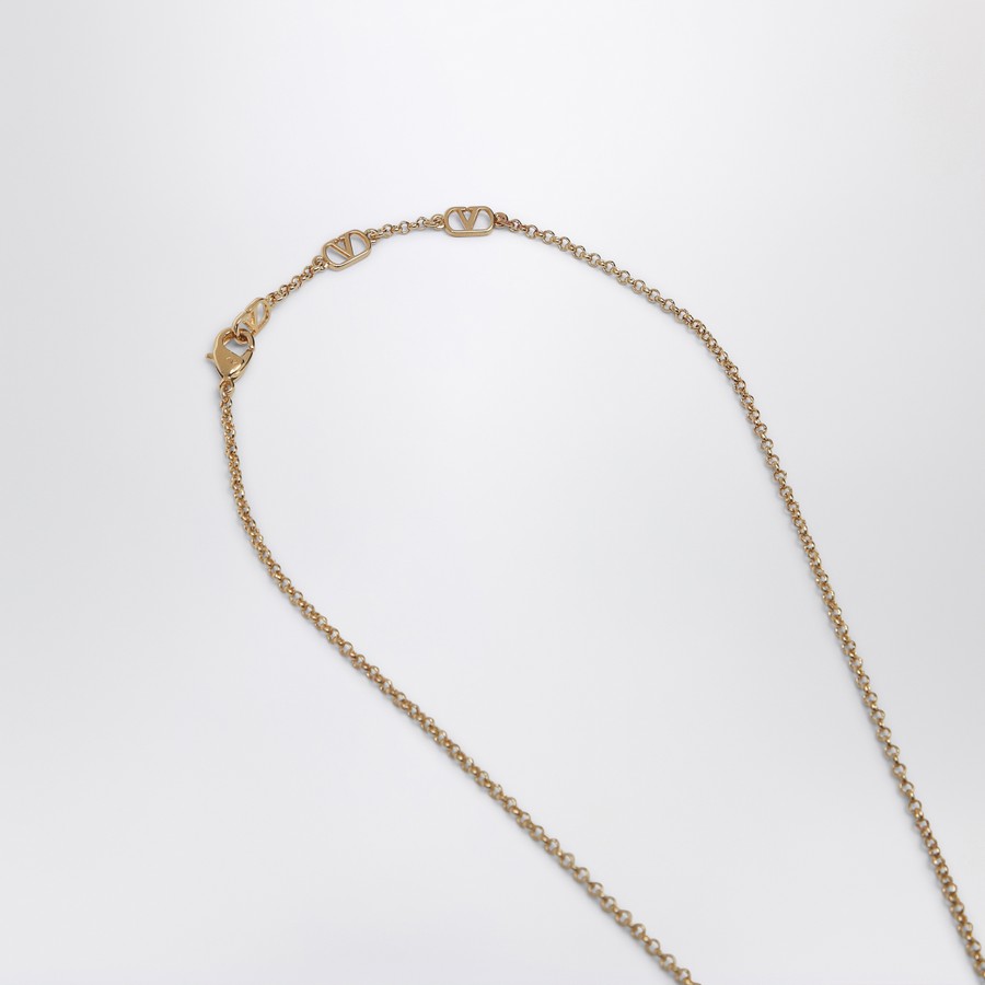 ネックレス・チョーカー Valentino Garavani Ovalette Necklace Valentino Garavani Ovalette Metal Necklace With Enamel