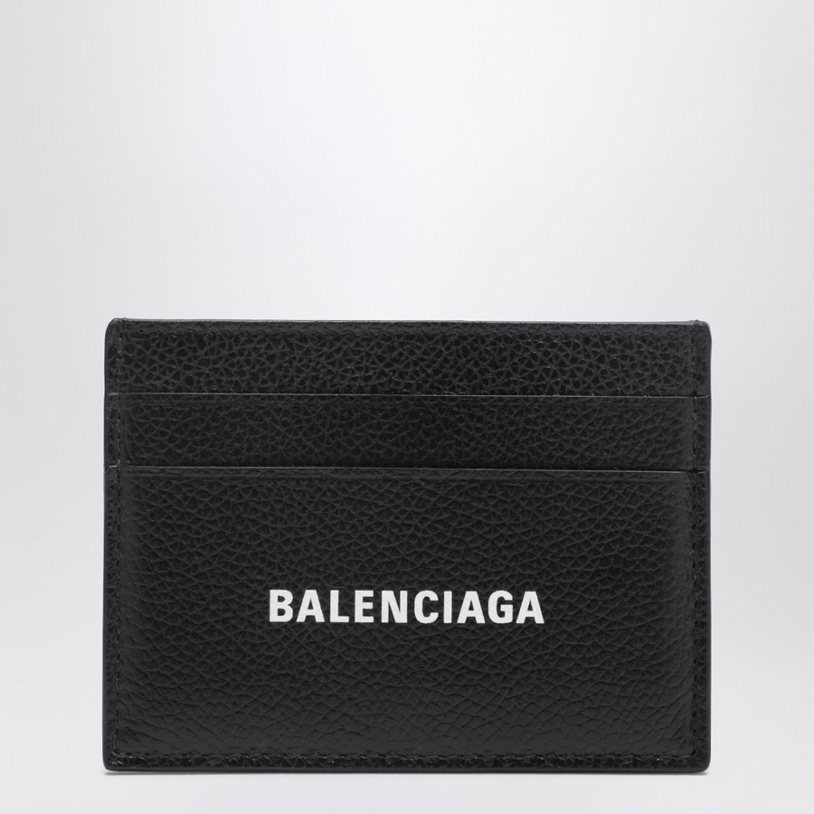 Balenciaga Cash black card holder in grained leather | TheDoubleF