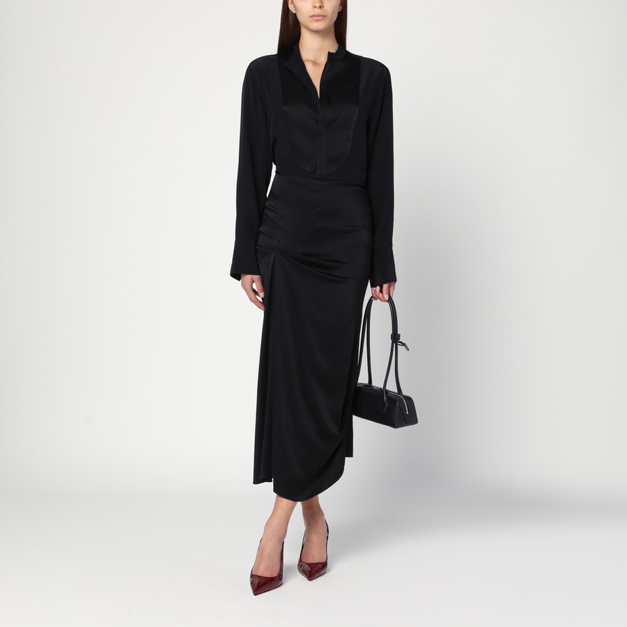 Tシャツ・カットソー Victoria Beckham FW25 SILK SHIRT (1325WSH006457A BLACK) 20240619_VB_0341.jpg?v=1728638659