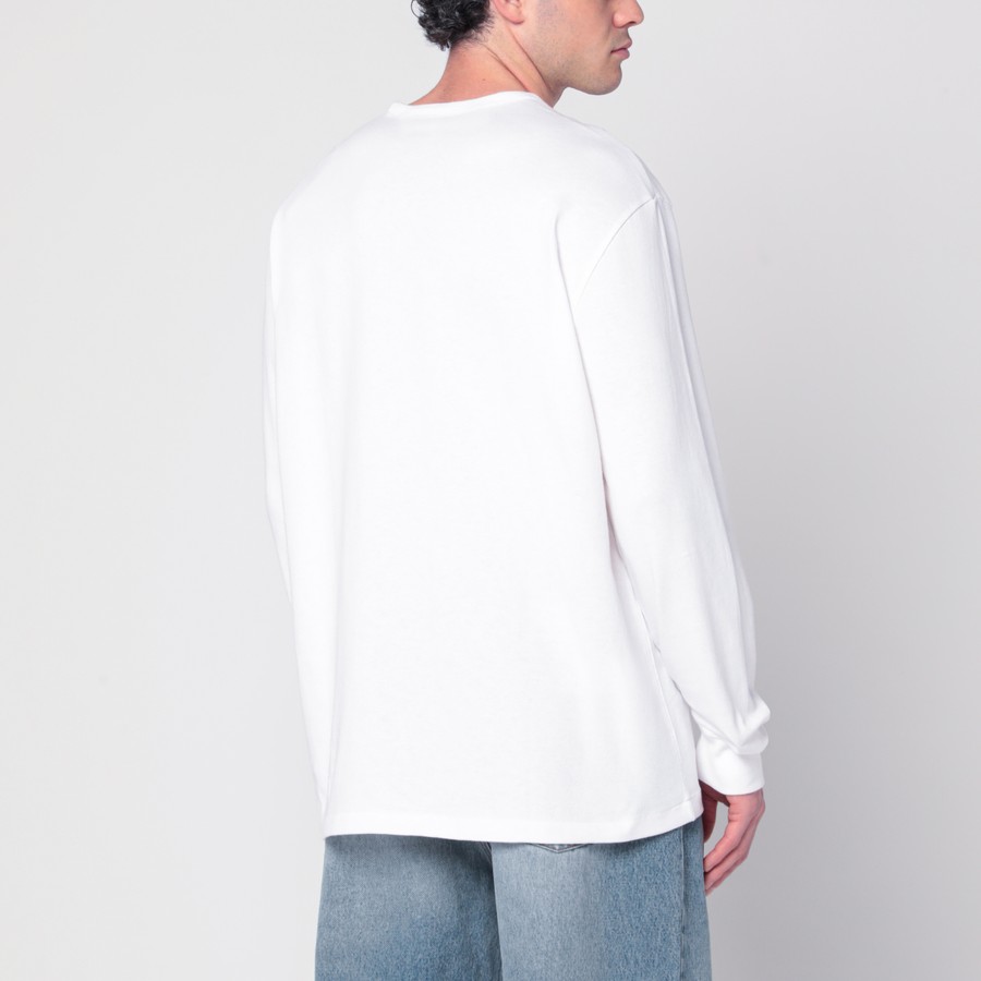 Tシャツ・カットソー POLO RALPH LAUREN Men T Shirts 710970697002CO WHT WHITE Polo Ralph Lauren White cotton Classic-Fit T-shirt | TheDoubleF