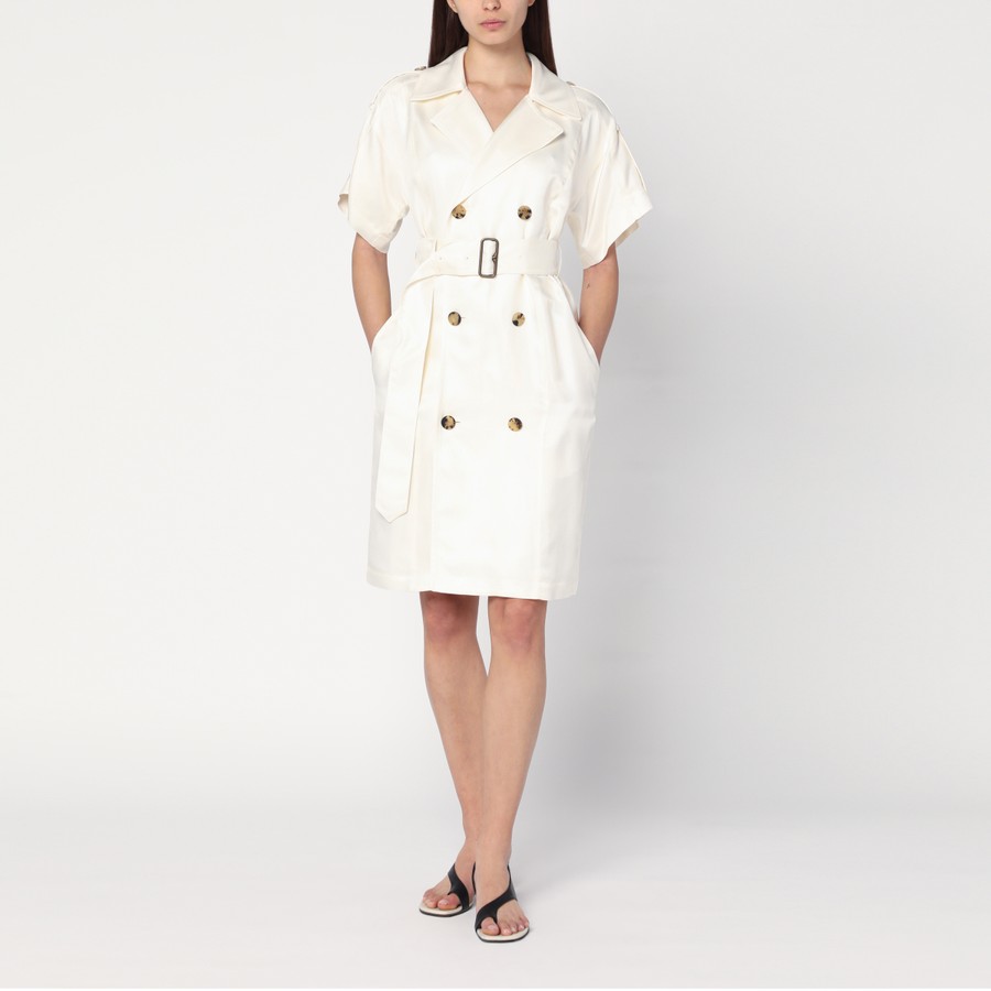 Burberry Ivory trench dress in viscose | TheDoubleF