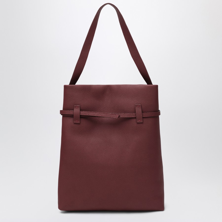 トートバッグ Manu Atelier Tote Du Jour burgundy suede tote bag Manu Atelier Tote Du Jour burgundy suede tote bag | TheDoubleF