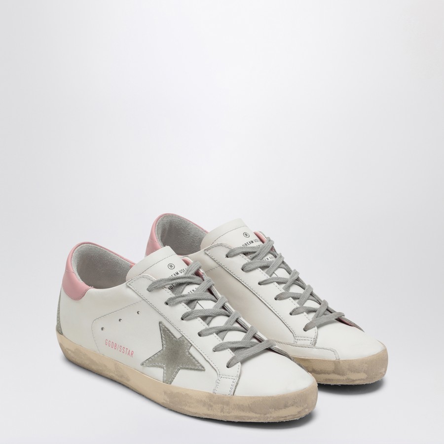 Golden Goose Sneaker Super-Star white/grey/pink | TheDoubleF