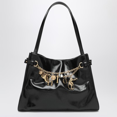 ショルダーバッグ・ポシェット Chloe Black Leather Heritage Shoulder Bag Chloé Small Chloé Heritage Shoulder Bag In Grained Leather