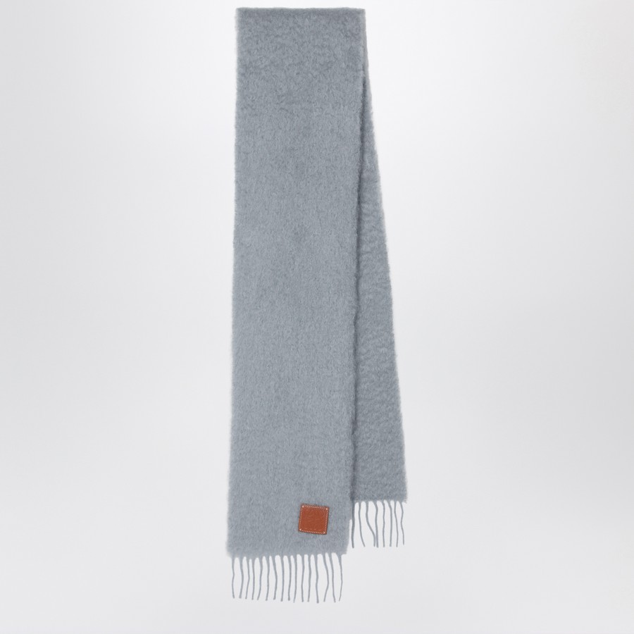 Loewe Light grey mohair scarf | TheDoubleF