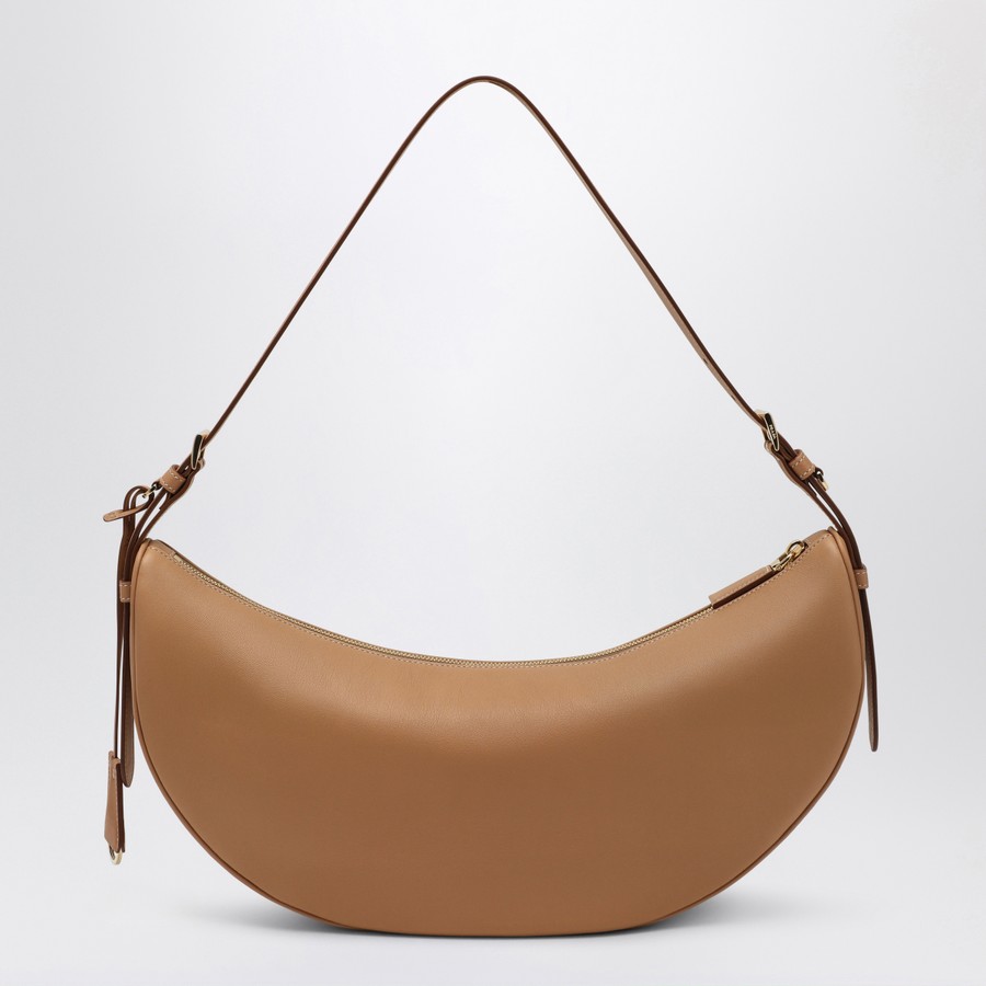 ショルダーバッグ・ポシェット PRADA Women Shoulder Bags 1BC255OVO2CYS F0018 BROWN Prada Prada Demi-Lune shoulder bag large Natural | TheDoubleF