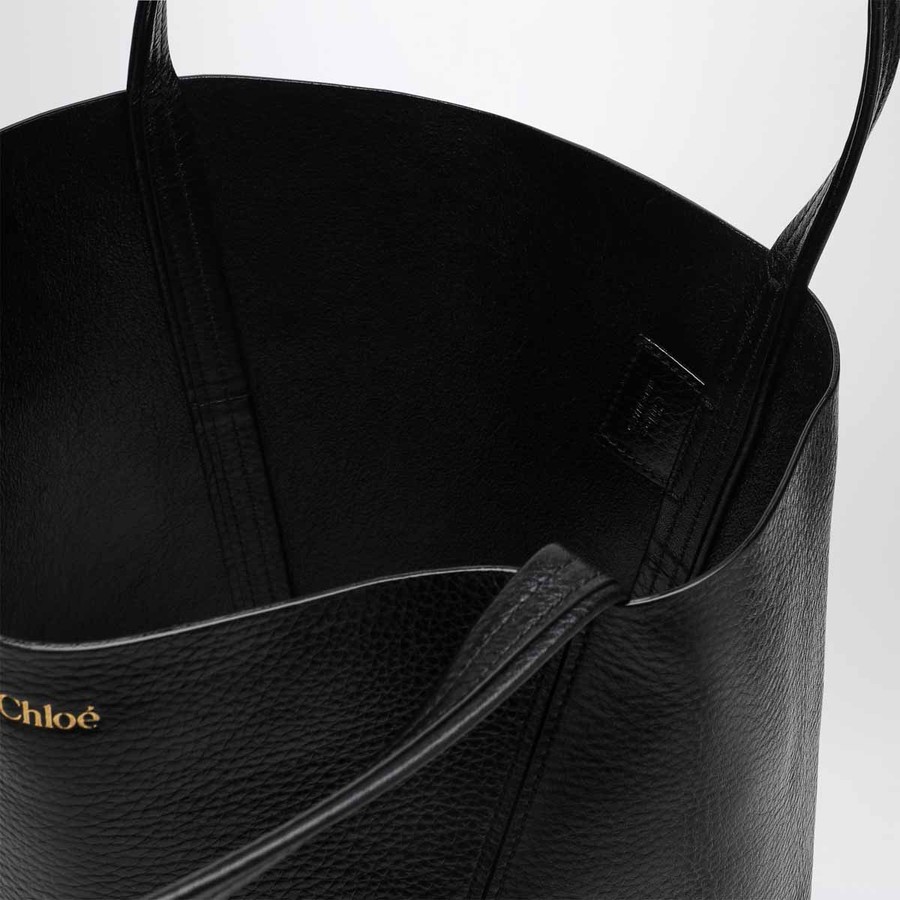 Chloé Chloé Spin black medium Tote Bag | TheDoubleF