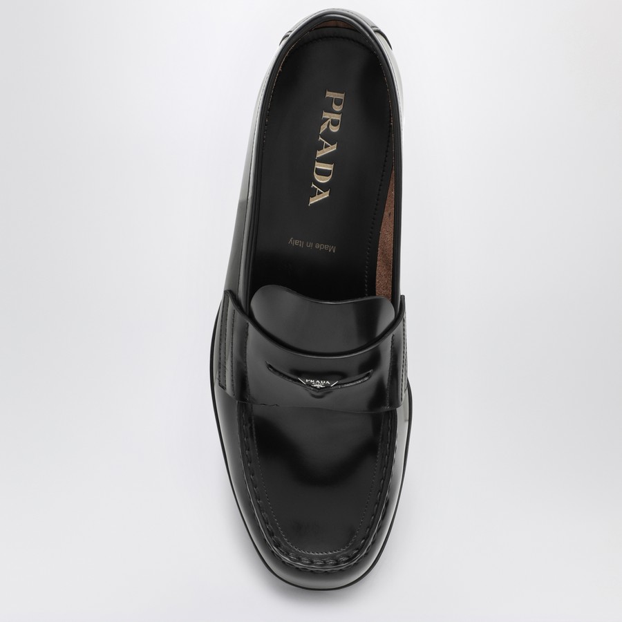 ローファー・オックスフォード PRADA FW25 Black leather loafers (1D991NFA020P39 F0002) PRADA FW25 Black leather loafers (1D991NFA020P39 F0002