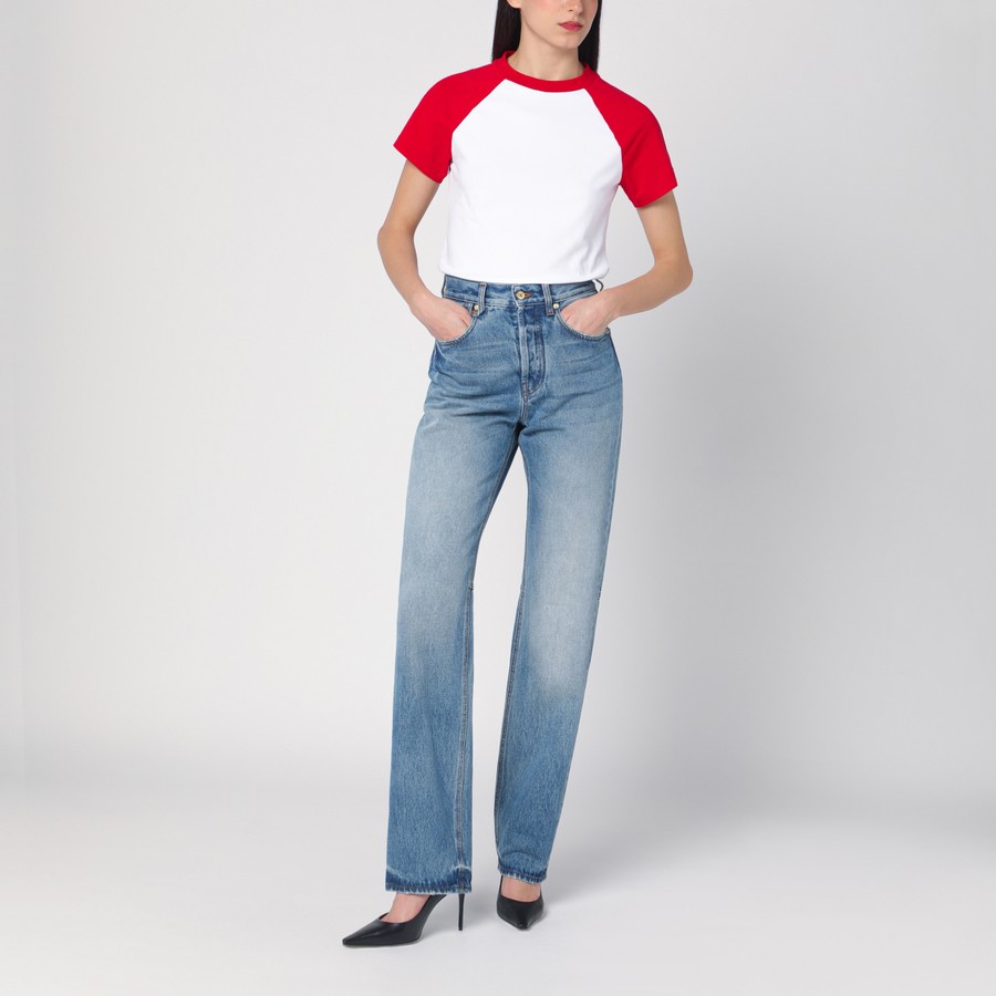 JACQUEMUS Baseball white/red T-shirt | TheDoubleF