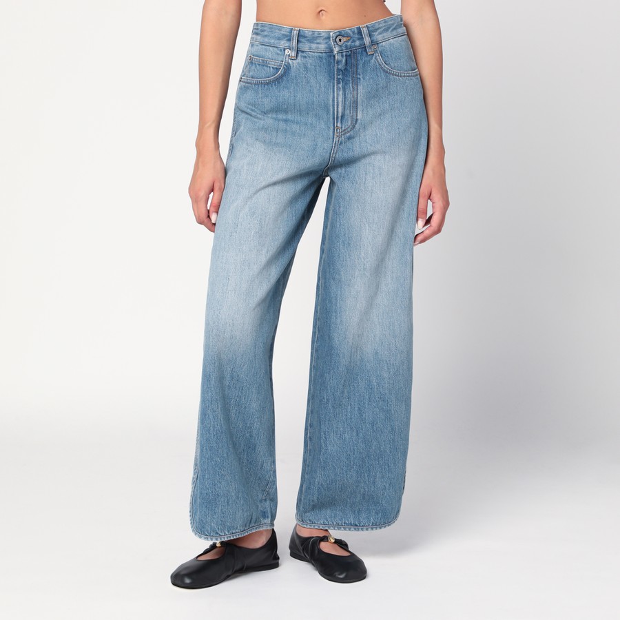 デニム・ジーパン LOEWE BOYFRIEND JEANS IN BLUE Loewe Boyfriend jeans in blue | TheDoubleF