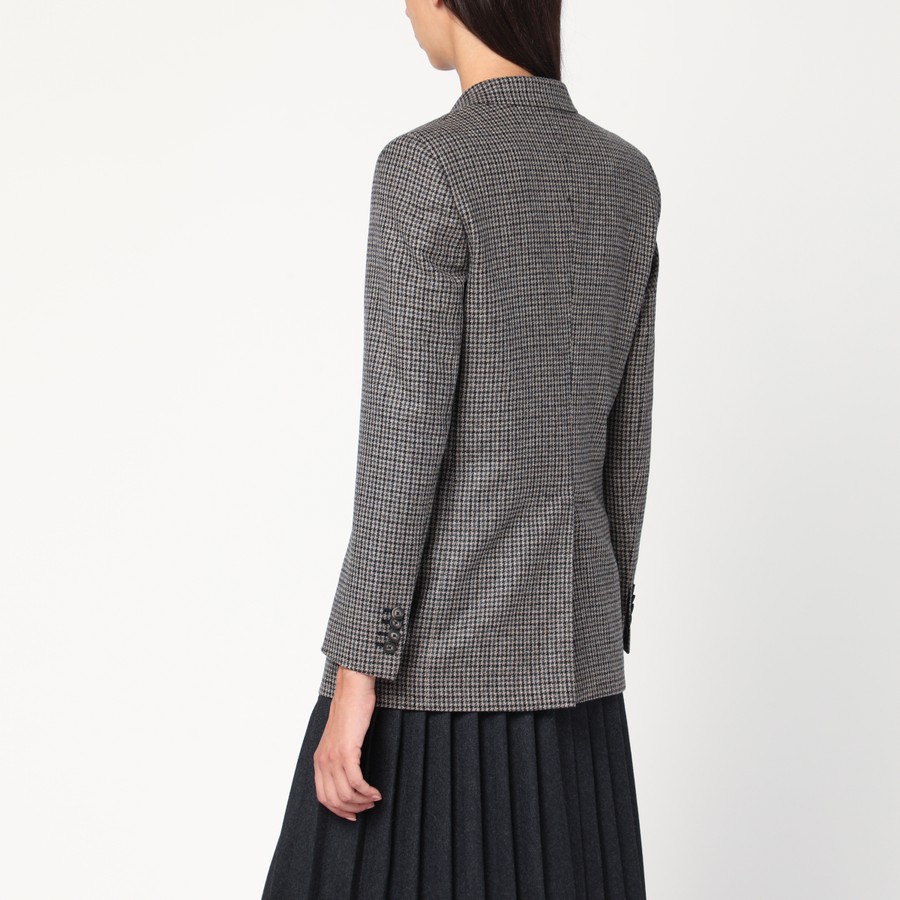 Tagliatore Double-breasted jacket in pied de poule wool