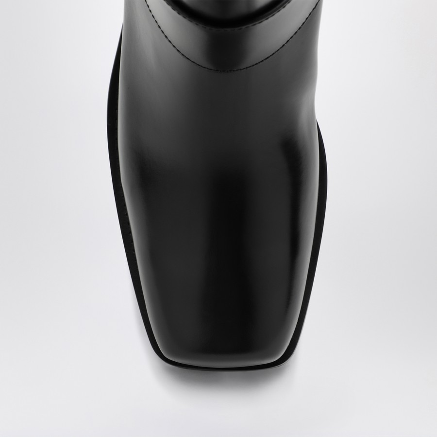 Valentino Garavani Black leather Biker Rockstud low boot | TheDoubleF