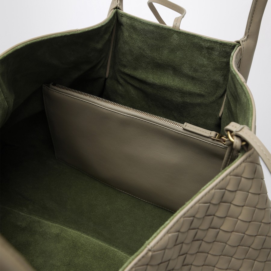 【Bottega Veneta】ミディアム ピナコテーカ バッグ 817166V5AG1 Bottega Veneta Ecru/Matcha Pinacoteca bag | TheDoubleF