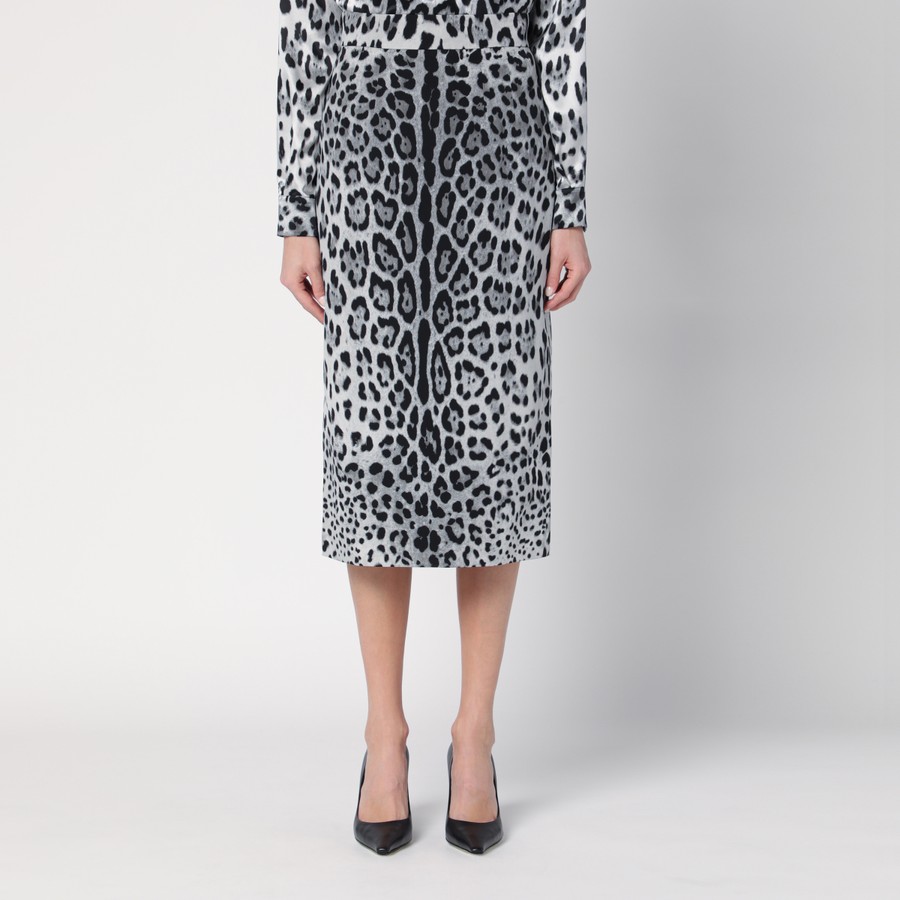 Dolce&Gabbana バッグに Leopard Print Silk Pencil Skir 関送無 Dolce&Gabbana Leopard print silk pencil skirt | TheDoubleF