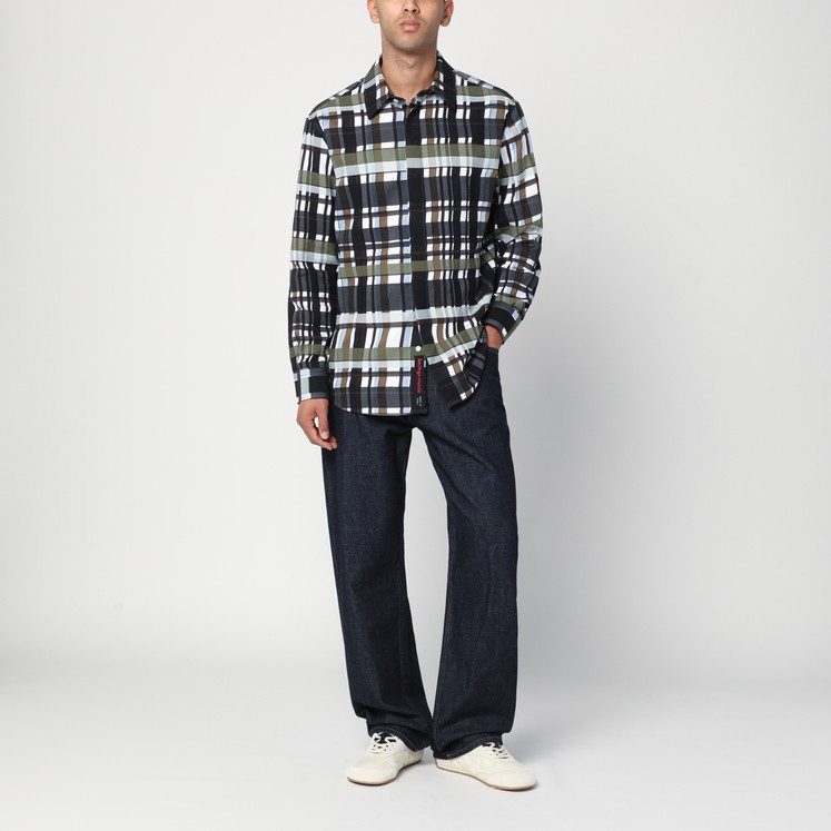 Bottega Veneta Petrol blue wool shirt | TheDoubleF