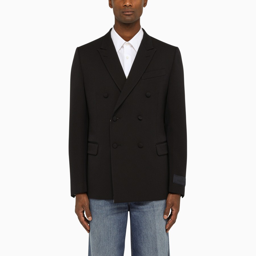 Wool jacket navy Clearance