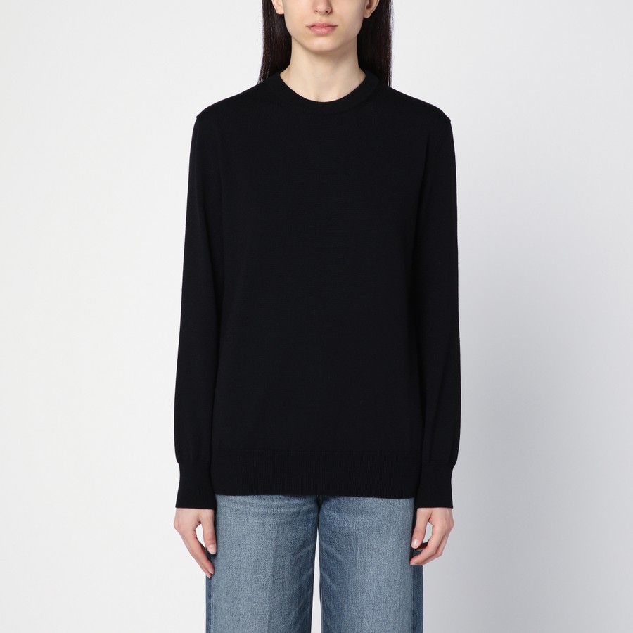 98ss jil sander wool knit (50) black