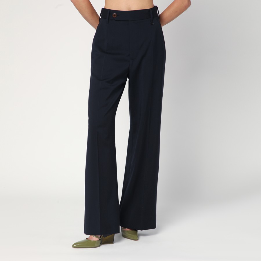 ボトムスその他 Vivienne Westwood Navy blue trousers in wool Vivienne Westwood Navy blue trousers in wool | TheDoubleF