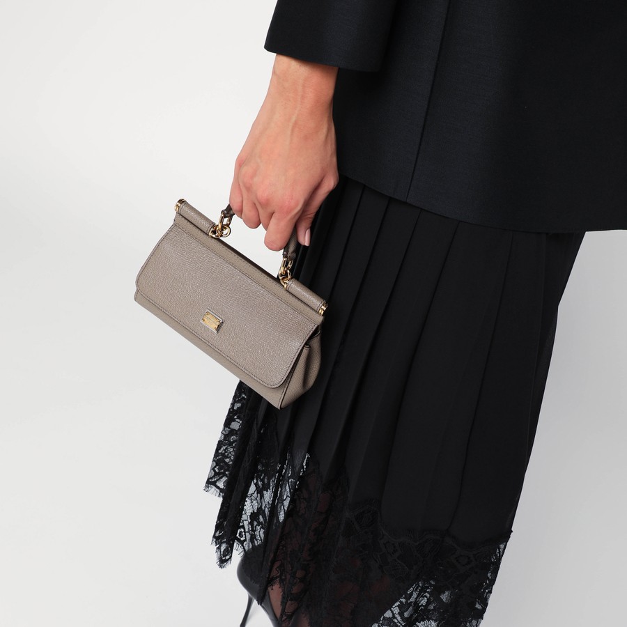 【関税＆送料込み】Dolce & Gabbana Small Mud-Coloured Sicil Dolce&Gabbana Small mud-coloured Sicily handbag | TheDoubleF