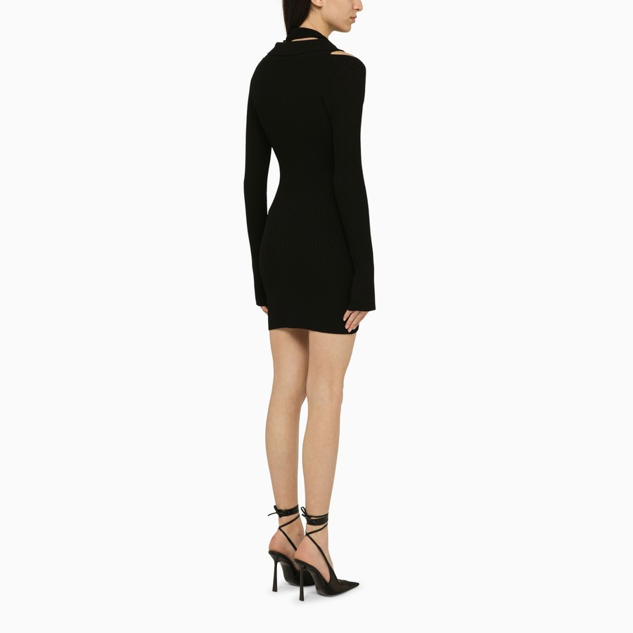 ワンピースその他 ANDREDAMO Black ribbed mini dress with cut out ANDREĀDAMO Black ribbed mini dress with cut out | TheDoubleF