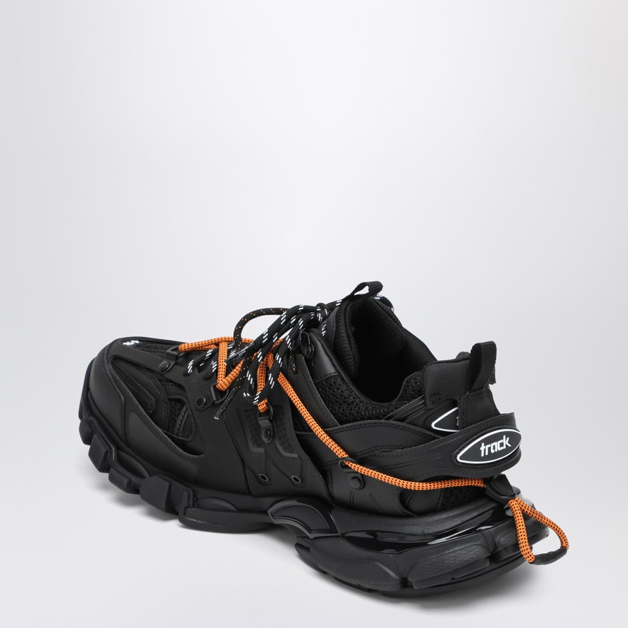 Balenciaga Black/Orange Sneaker Track Trail Laces | TheDoubleF