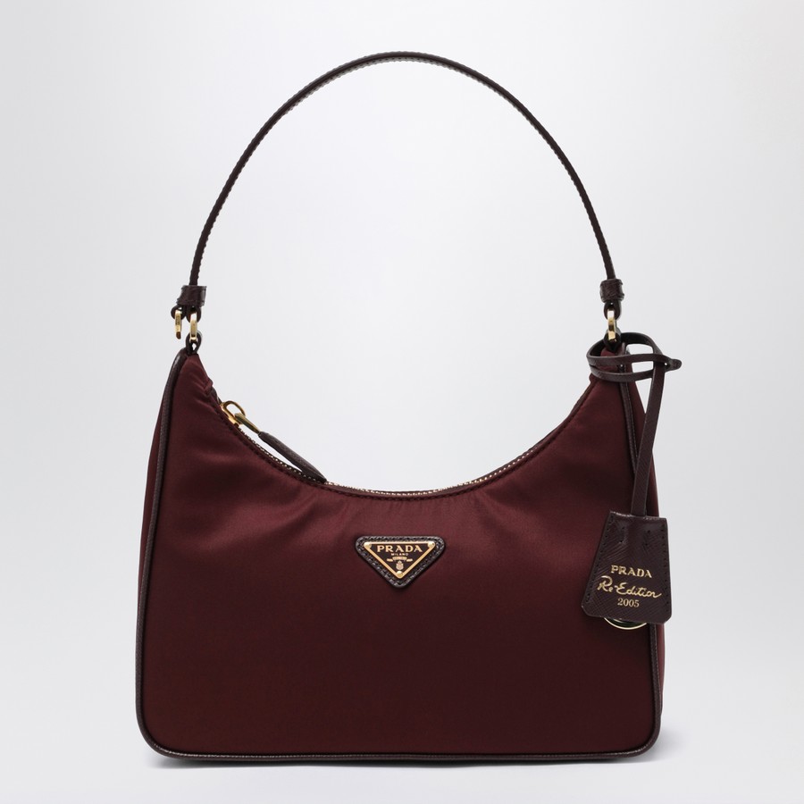 Prada Burgundy Re-Edition 2005 handbag | TheDoubleF Prada Burgundy Re-Edition 2005 handbag | TheDoubleF
