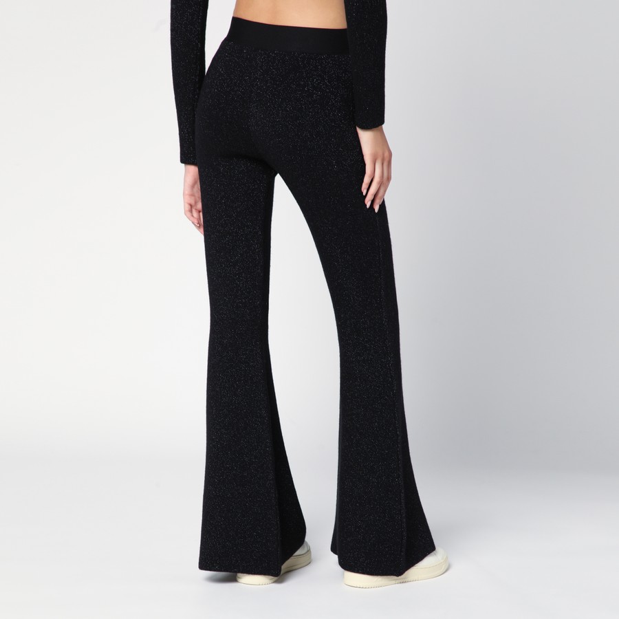 ボトムスその他 Palm Angels Black lurex viscose blend trousers Palm Angels Black lurex viscose blend trousers | TheDoubleF