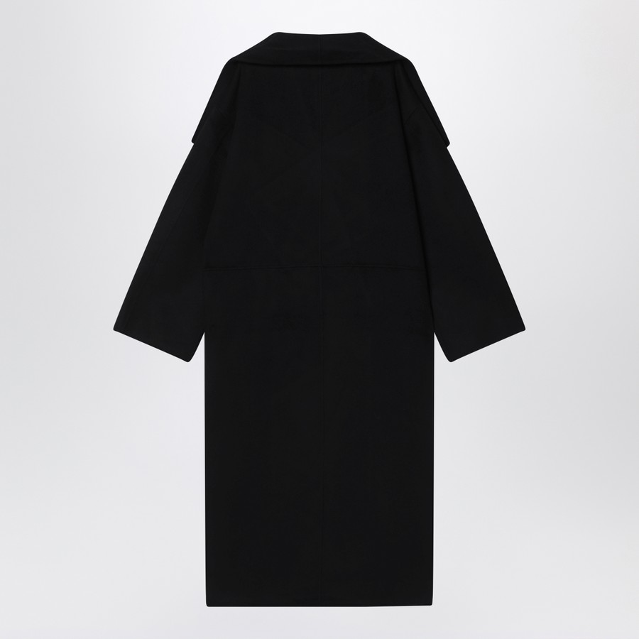 TOTEME Signature doublé coat black | TheDoubleF