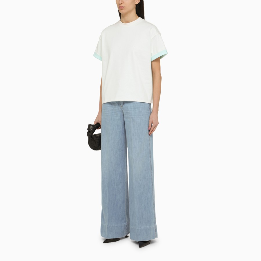 Bottega Veneta White cotton crew-neck T-shirt with