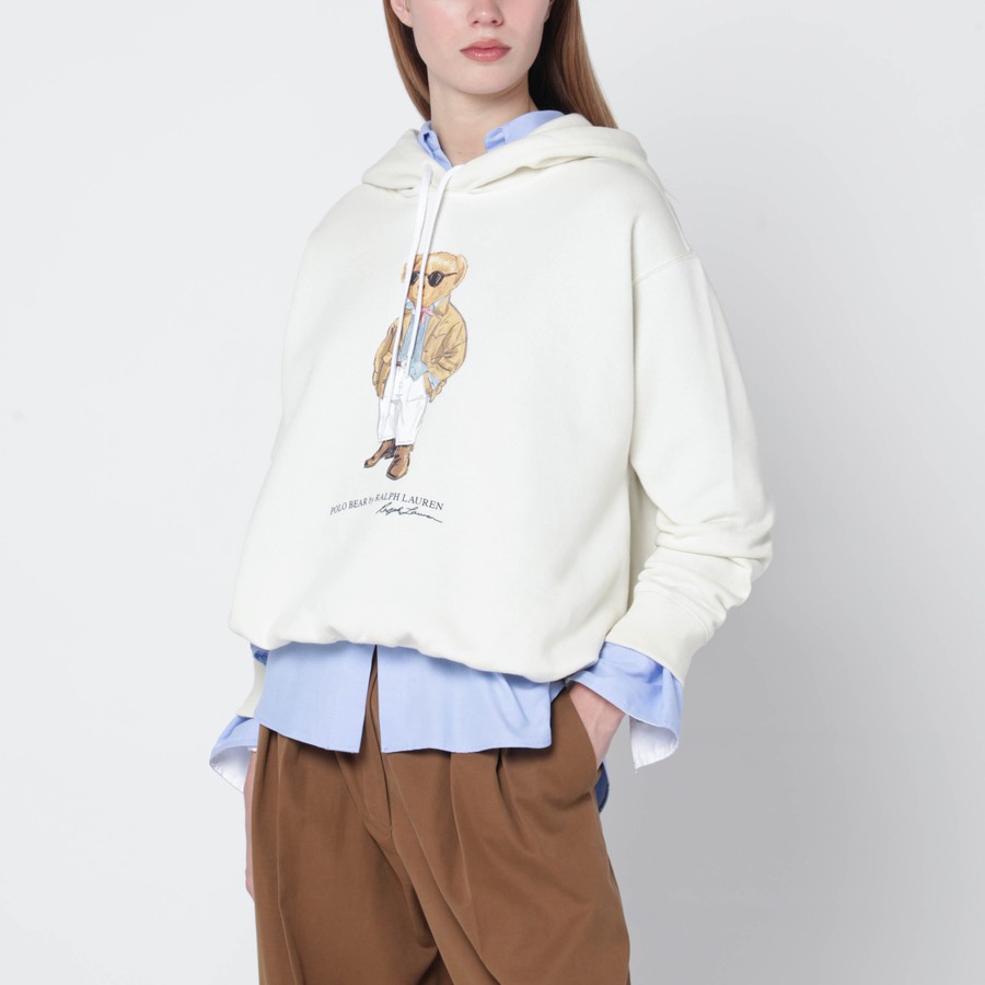 Polo Ralph Lauren Cream-white Polo Bear sweatshirt | TheDoubleF
