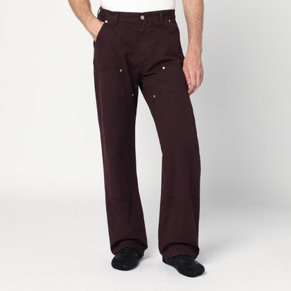 ANINE BING Bruno pants in black regenerated leather | TheDoubleF