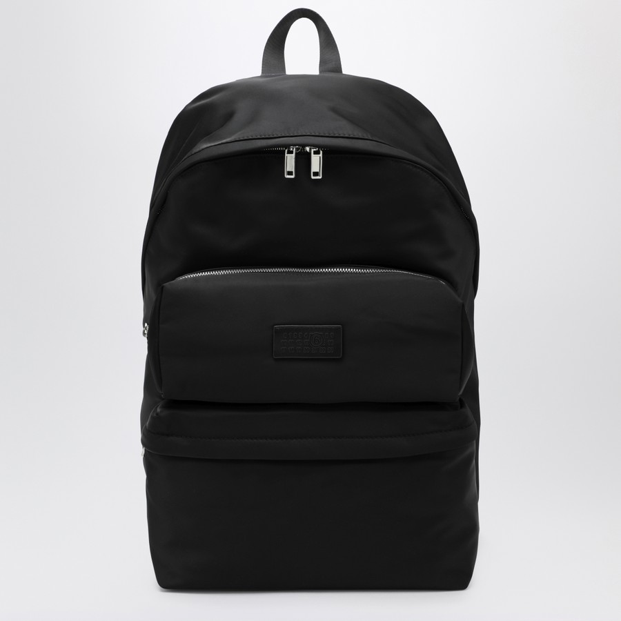 MM6 Maison Margiela Numeric black nylon backpack | TheDoubleF