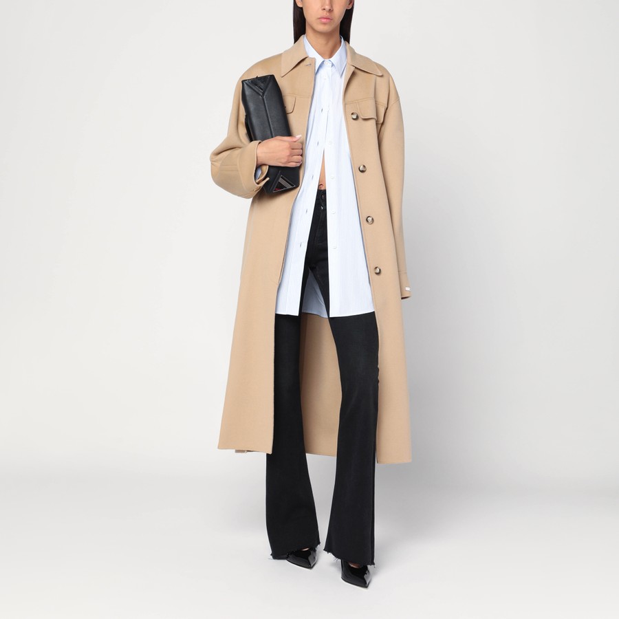 【関税&送料込】Sportmax Camel-Coloured Wool Coat Sportmax Camel-coloured wool coat | TheDoubleF