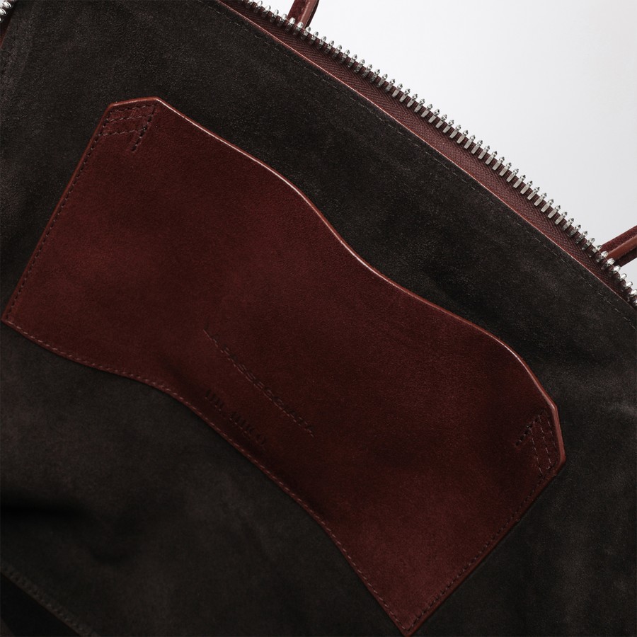 The Attico La Passeggiata Medium Light Chocolate bag