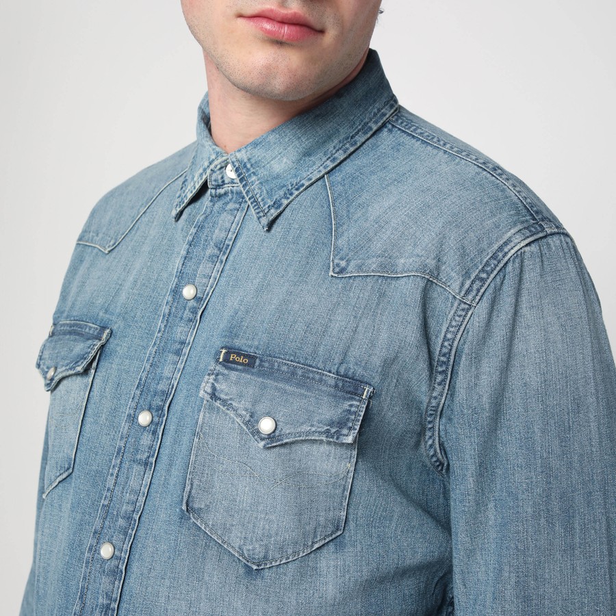 Polo Ralph Lauren Blue denim shirt | TheDoubleF