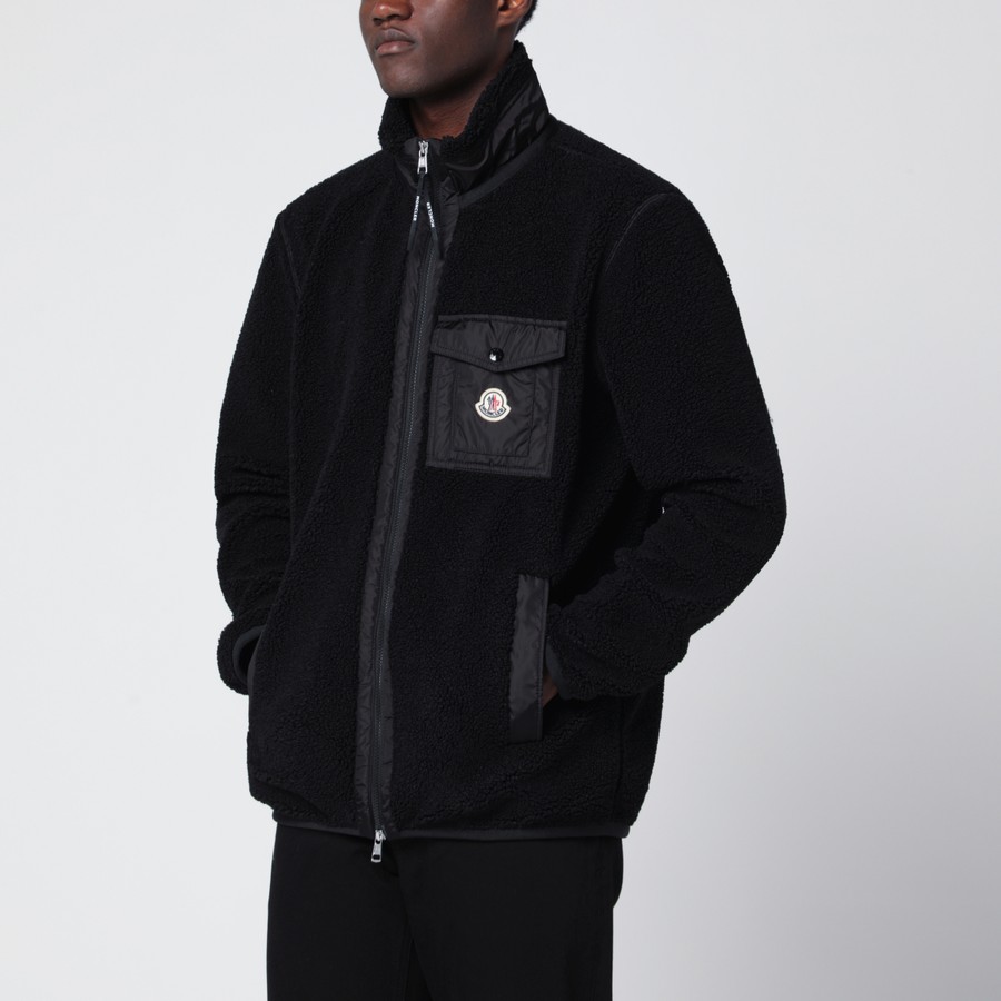 Moncler Black zip fleece | TheDoubleF