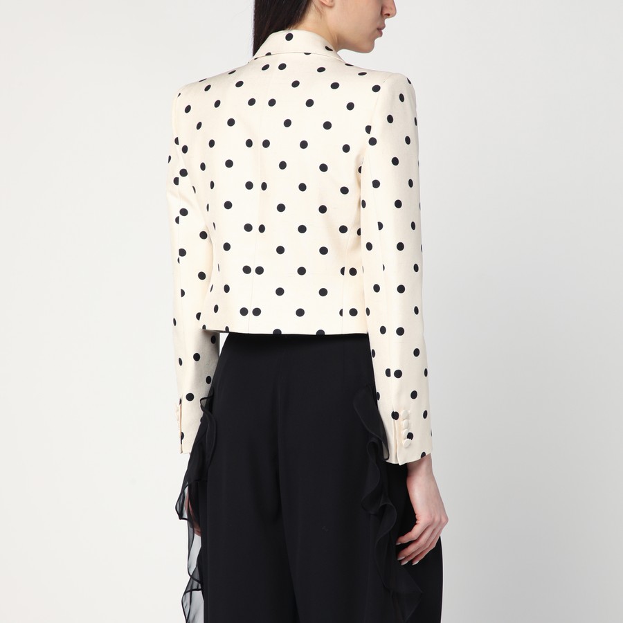 Valentino Ivory jacket with Plusdepois print | TheDoubleF