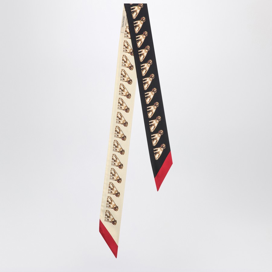 【関税＆送料込み】Valentino Garavani Scarf Bandeaux \"Cherr SS25---valentino_20garavani---