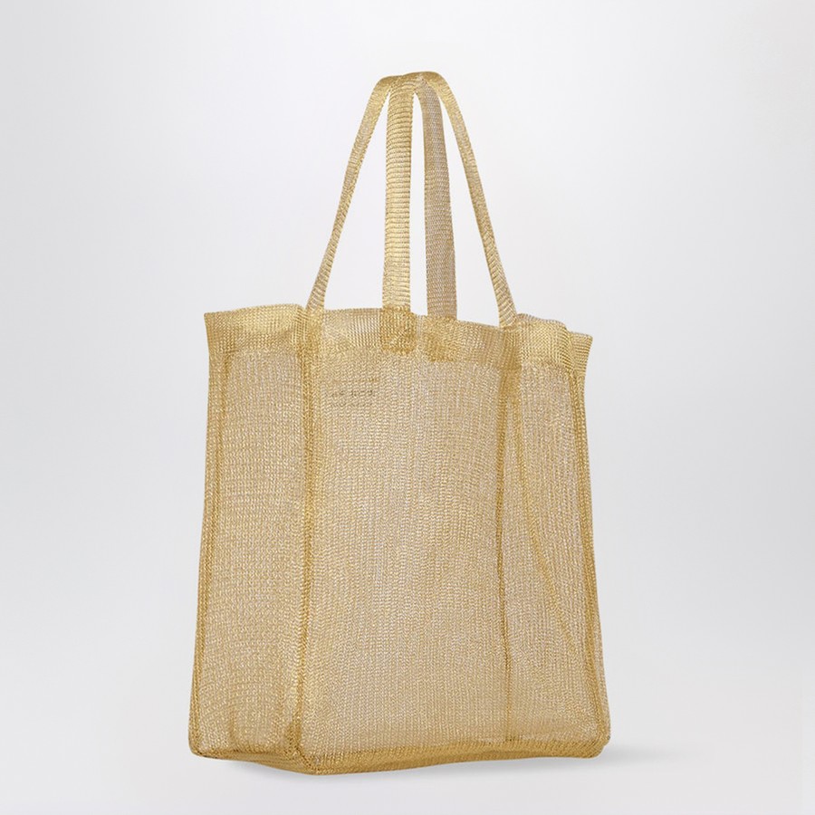 【関税&送料込】The Row Mini Tote Bag Imogen In Gold-Plated Imogen Mini Tote Bag Gold in Brass – The Row