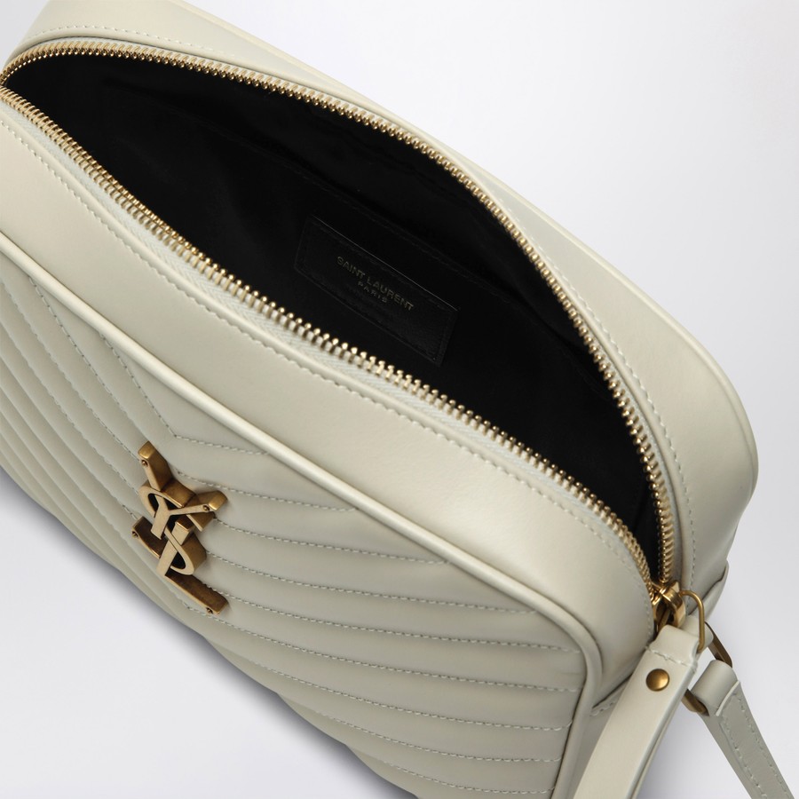 Saint Laurent Lou cream quilted leather Camera bag | TheDoubleF