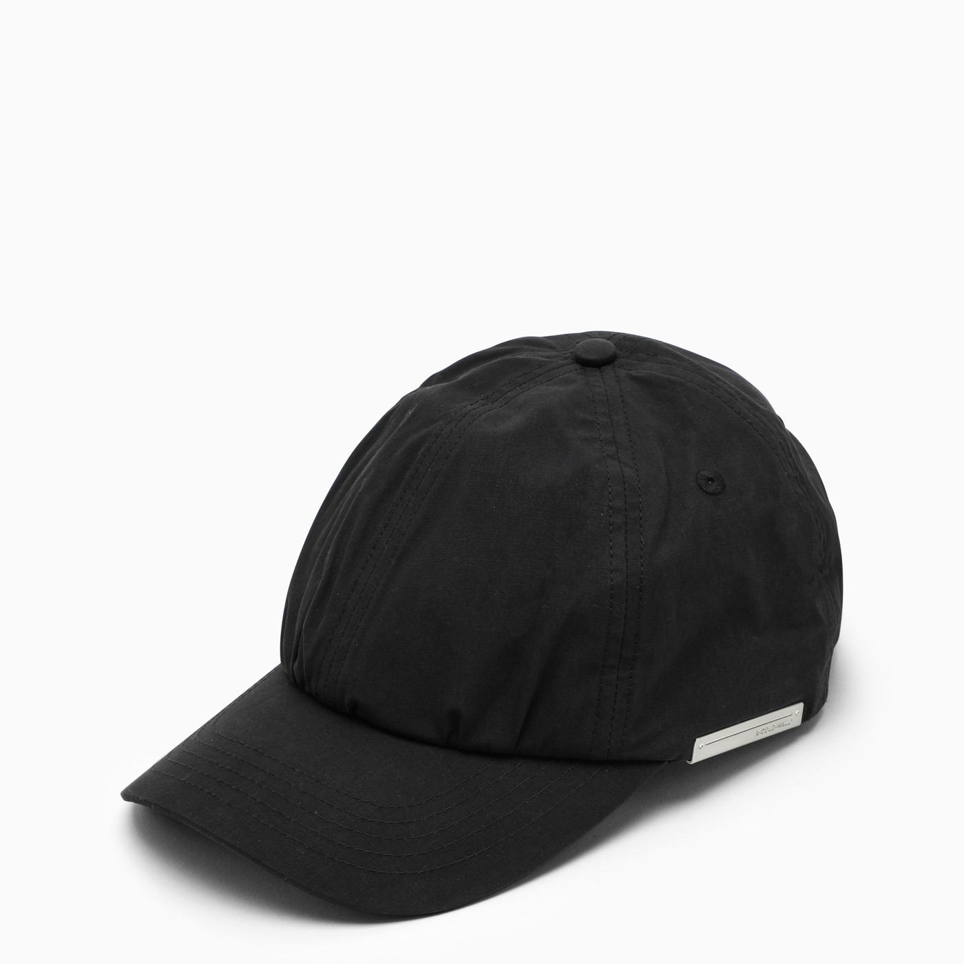 ACOLDWALL* Black cotton baseball cap TheDoubleF