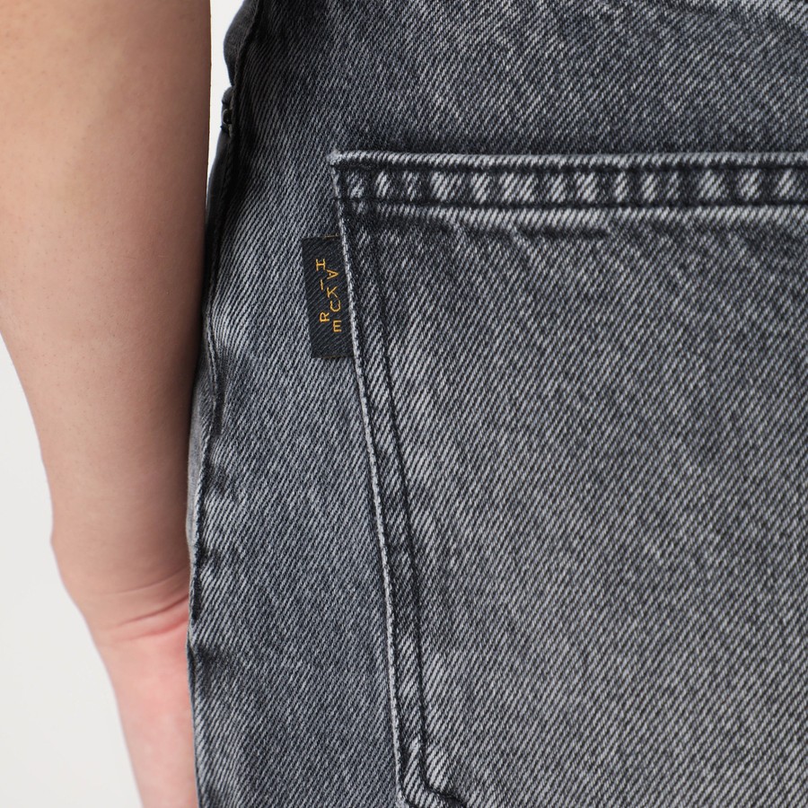 HAIKURE Grey washed effect Korea jeans | TheDoubleF